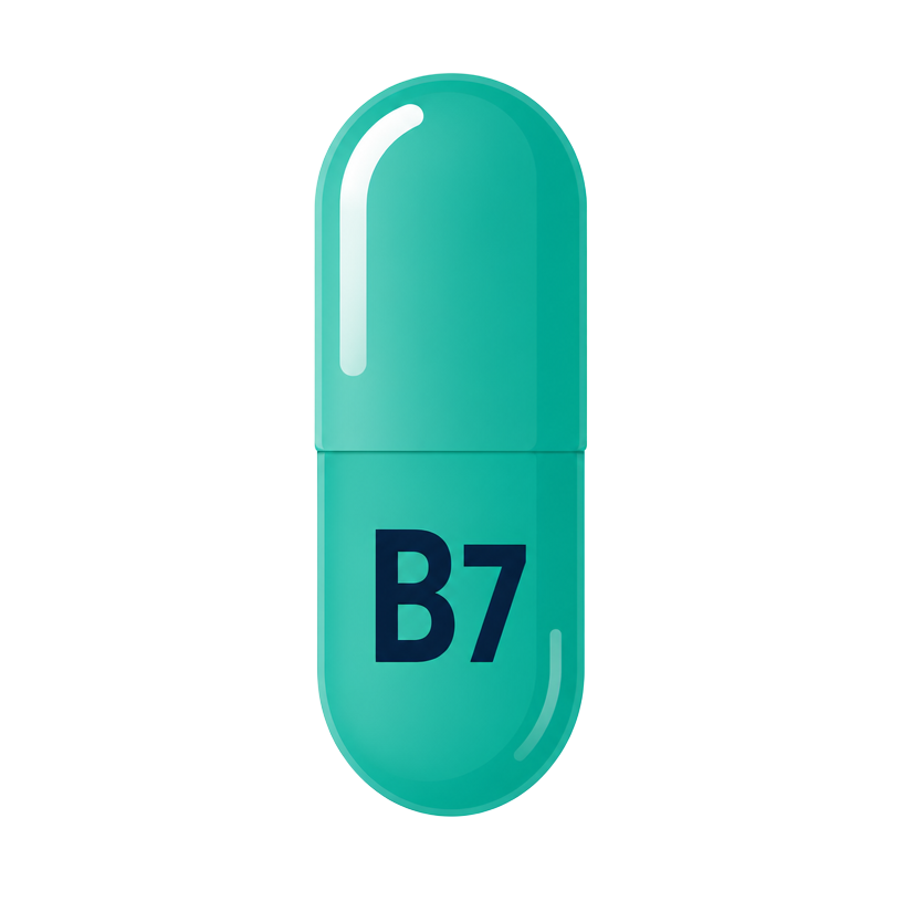 Vitamin B7 (Biotin) illustration